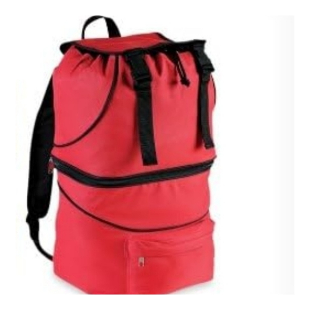 Insulated Backpack Cooler-Red - Picture 4 of 4